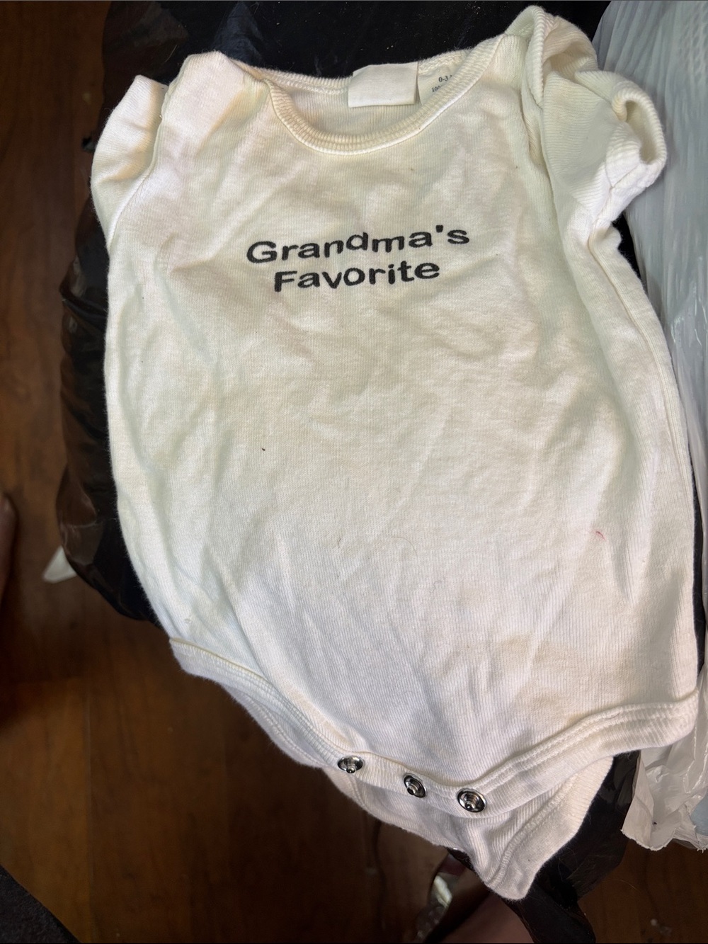 Cherokee Baby White Infant Layette One Piece 0-3 months